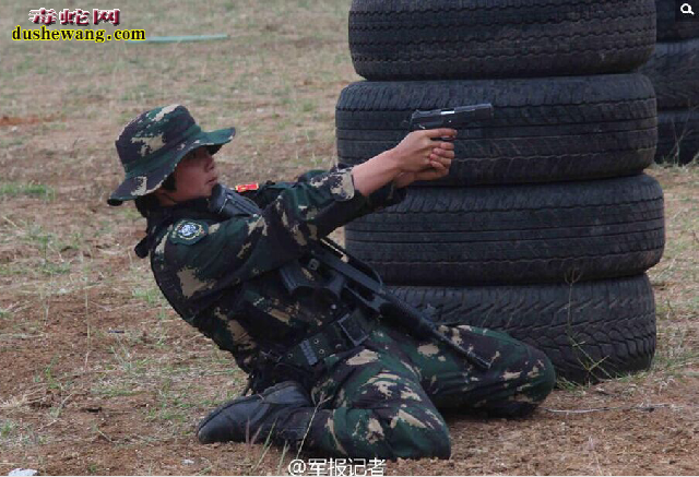 解放军女特种兵残酷训练曝光:蛇群中取枪