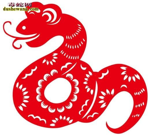 蛇剪纸图片