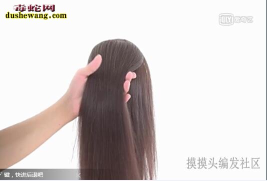 蝎子辫的编法图解
