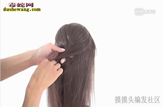 蝎子辫的编法图解
