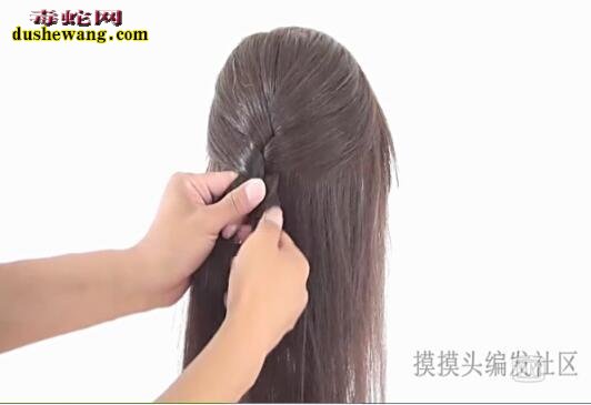 蝎子辫的编法图解