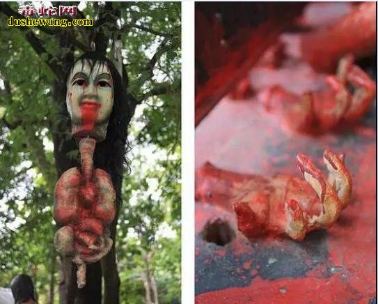 泰国地狱寺庙恐怖图片