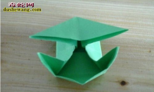 纸青蛙的折法图解14