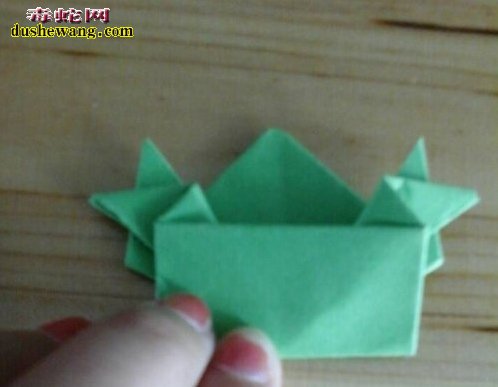 纸青蛙的折法图解20