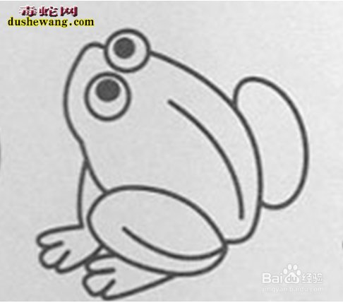青蛙怎么画