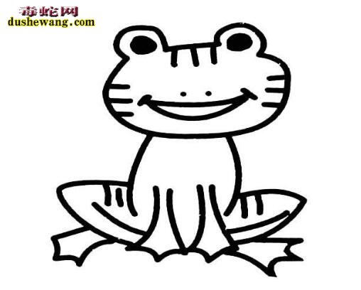各种姿态青蛙简笔画图片大全1