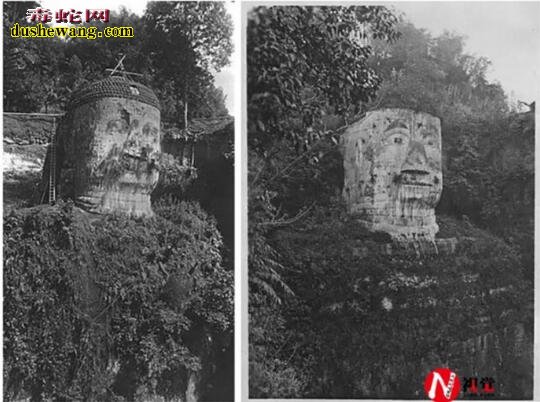 世界上最大的石刻佛像:乐山大佛100年前照片被曝光!