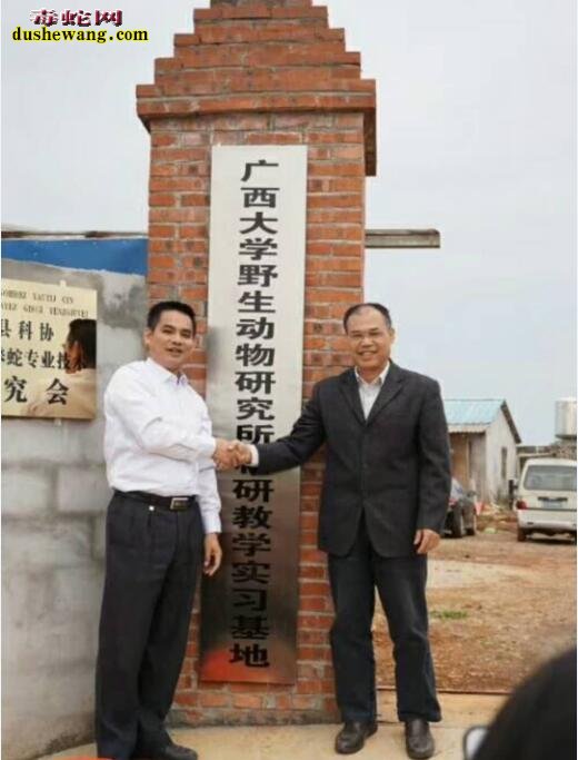 “广西大学野生动物研究所科研、教学、实习基地” 落户广西雷村蛇场
