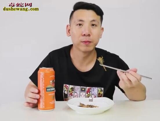 小伙网上购买活蝎子现场来个油炸蝎子吃