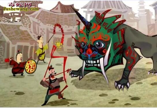 传说中的鬼怪山魈!年兽中的原型!