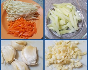 凉拌金针菇