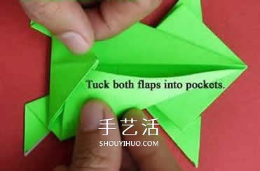 叠青蛙、会跳的青蛙怎么折?