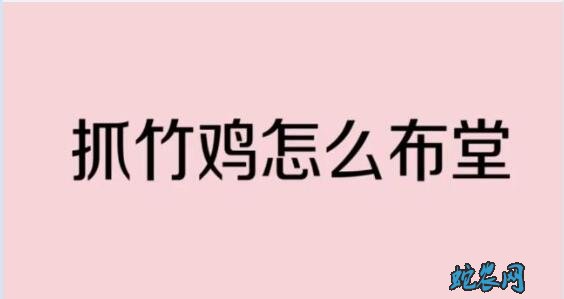 抓竹鸡、抓竹鸡下套布堂实战图!