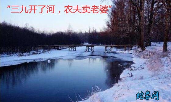 农村俗语“三九开了河,农夫卖老婆”的天气什么意思?