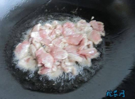 花菜炒肉、家常菜花菜炒肉片做法步骤详解