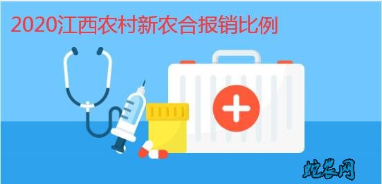 2020年江西农村合作医疗报销比例范围?
