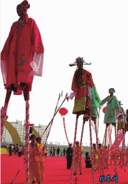 宝坻区民俗文化-林亭口高腿子高跷介绍!