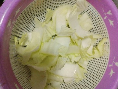 清炒大白菜的家常做法步骤图1