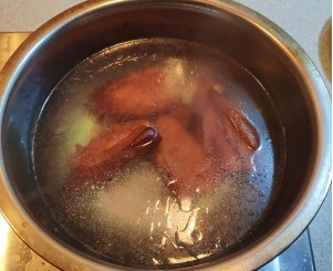 腊肉炒平菇做法步骤图1