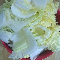 清炒白菜减肥食谱做法图1