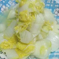 清炒白菜减肥食谱做法图