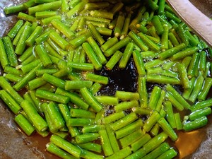 茄子炒豆角做法