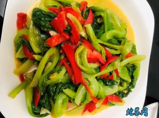 炒生菜的做法