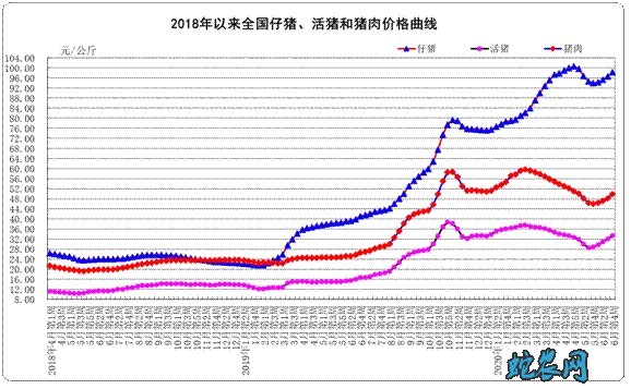 2020年6月份第4周畜产品和饲料集贸市场价格情况