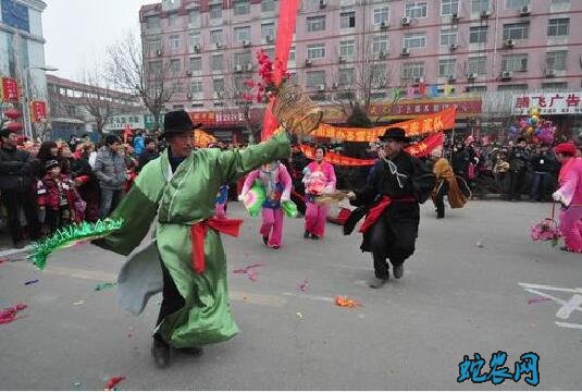 石家庄民俗文化-栾城抬花杠!
