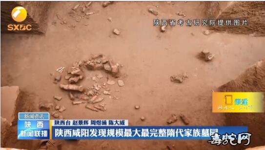 陕西咸阳发现最大最完整隋代家族墓园