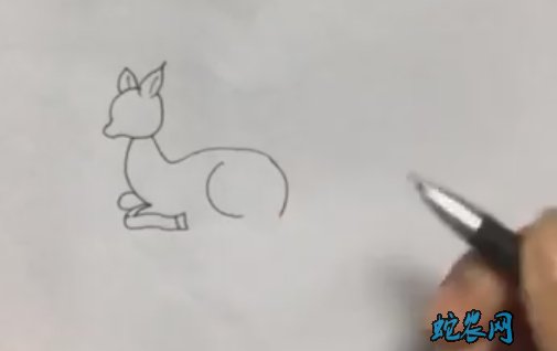 梅花鹿怎么画简单漂亮图6