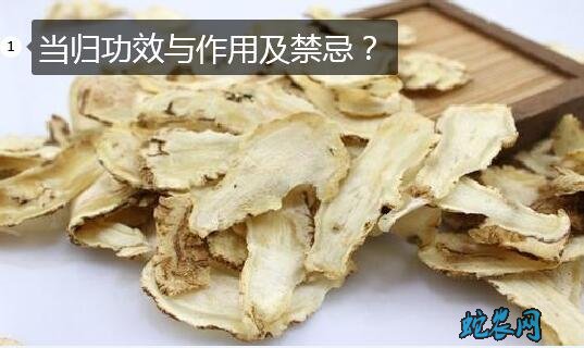 当归功效与作用及禁忌图片1