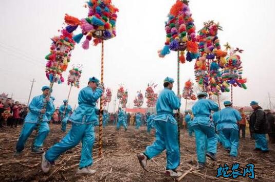 【河北文化习俗】邯郸民俗文化-苇子灯阵!