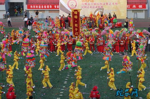 【河北文化习俗】邯郸民俗文化-苇子灯阵!