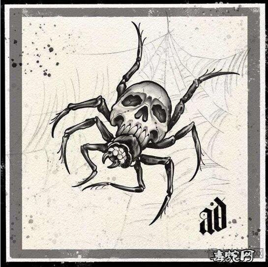 蜘蛛纹身图片大全,蜘蛛纹身代表什么意思?