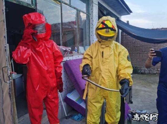 张家口毒蛇误闯农户家中!消防队员来解围!