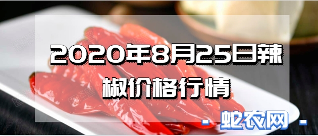 2020年8月25日辣椒价格行情、今日各地鲜辣椒多少钱一斤?