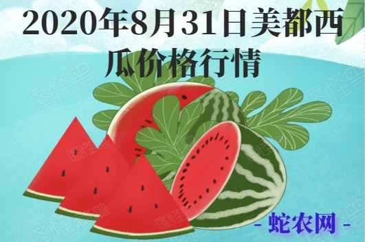 2020年8月31日美都西瓜价格行情、今日美都西瓜多少钱一斤?