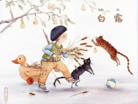白露习俗图片