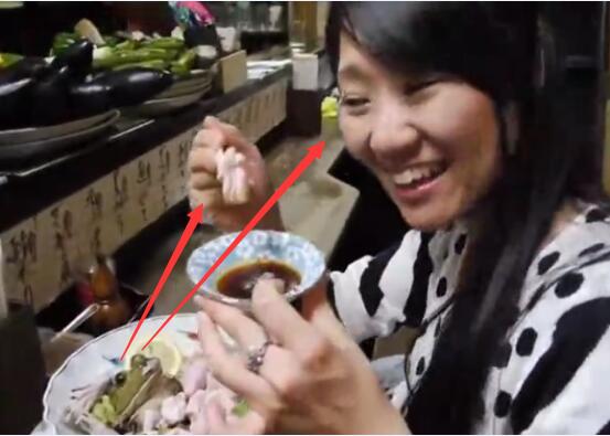 日本料理生吃牛蛙图2