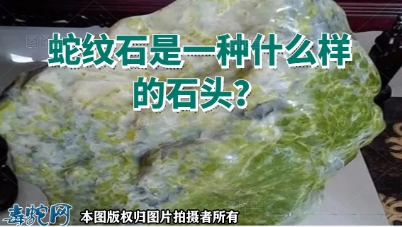 蛇纹石是一种什么样的石头？