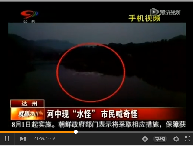 又现“水怪” 四川达州河中疑现“水怪...