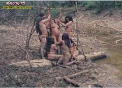 食人族：中国人探秘原始食人族部落，当...