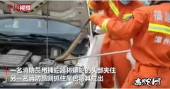 漳浦工地现2米蟒蛇“游荡”、消防队员...