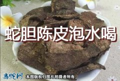 蛇胆陈皮、蛇胆陈皮泡水喝的功效与作用...